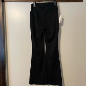 Black Women's Flared Leggings